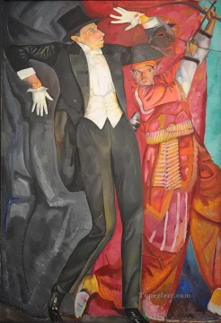 Retrato de Vsevolod Meyerhold 1916 Boris Dmitrievich Grigoriev Pinturas al óleo